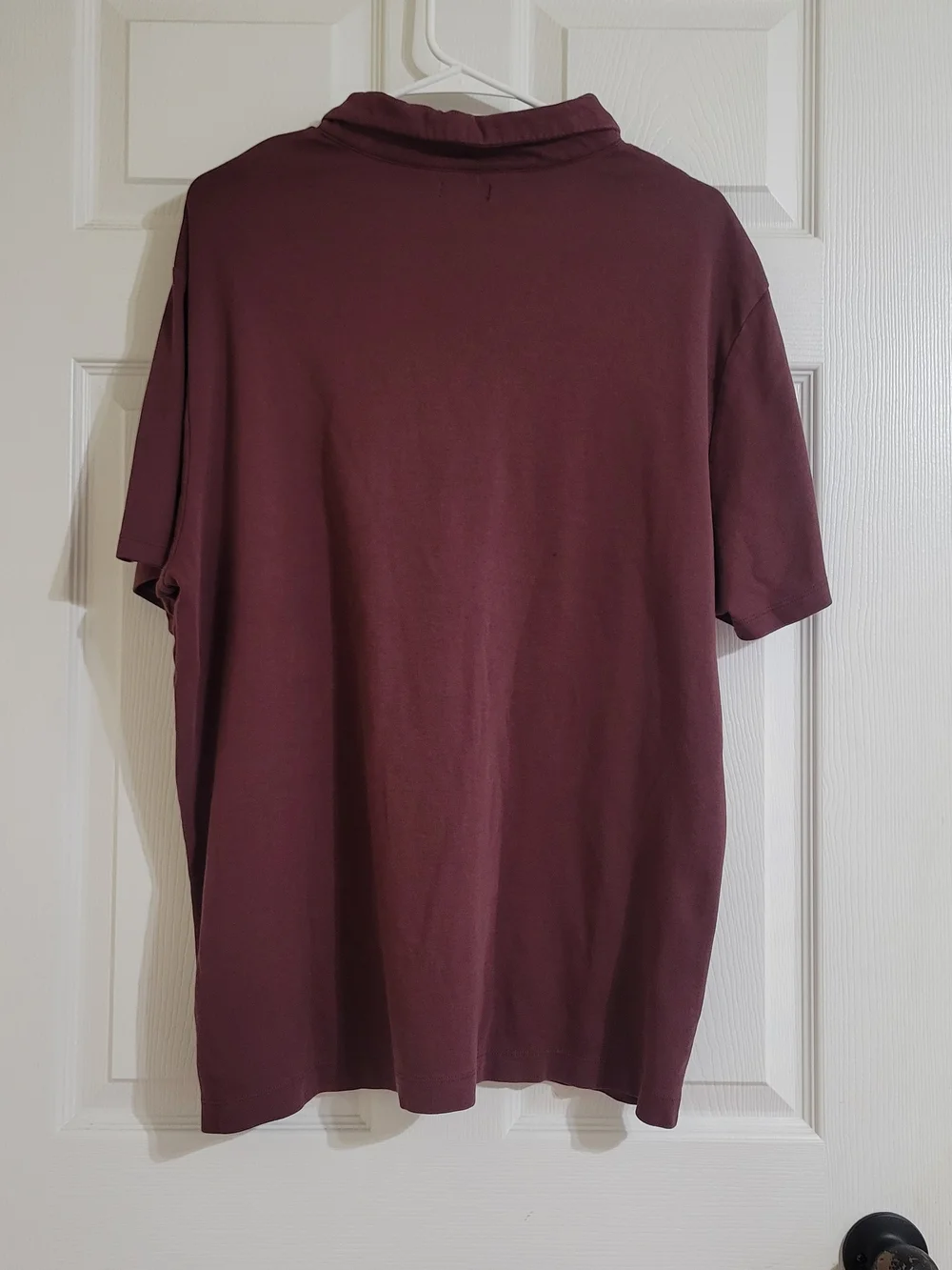 Banana Republic Men's Polo in Deep Burgundy